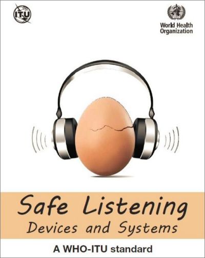 図１．　Safe-listening勧告のWHO版出版物の表紙